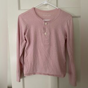 Everlane Long Sleeve Henley Shirt